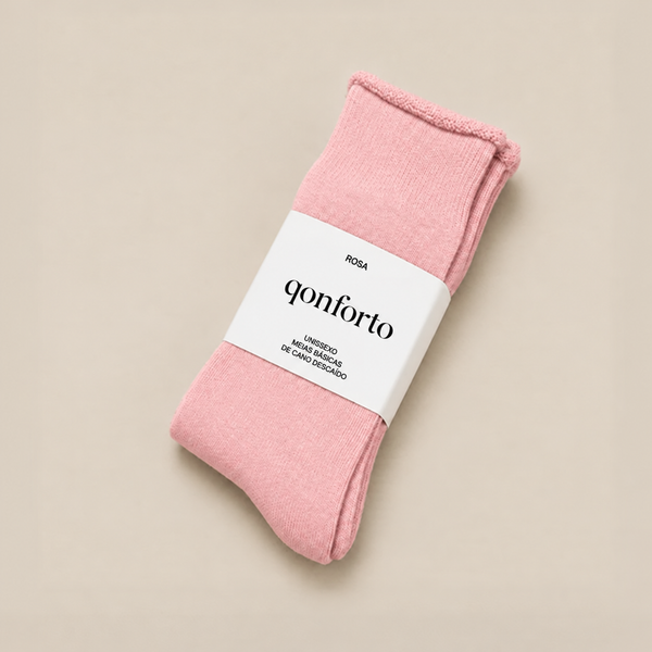 Meias Básicas - Rosa.