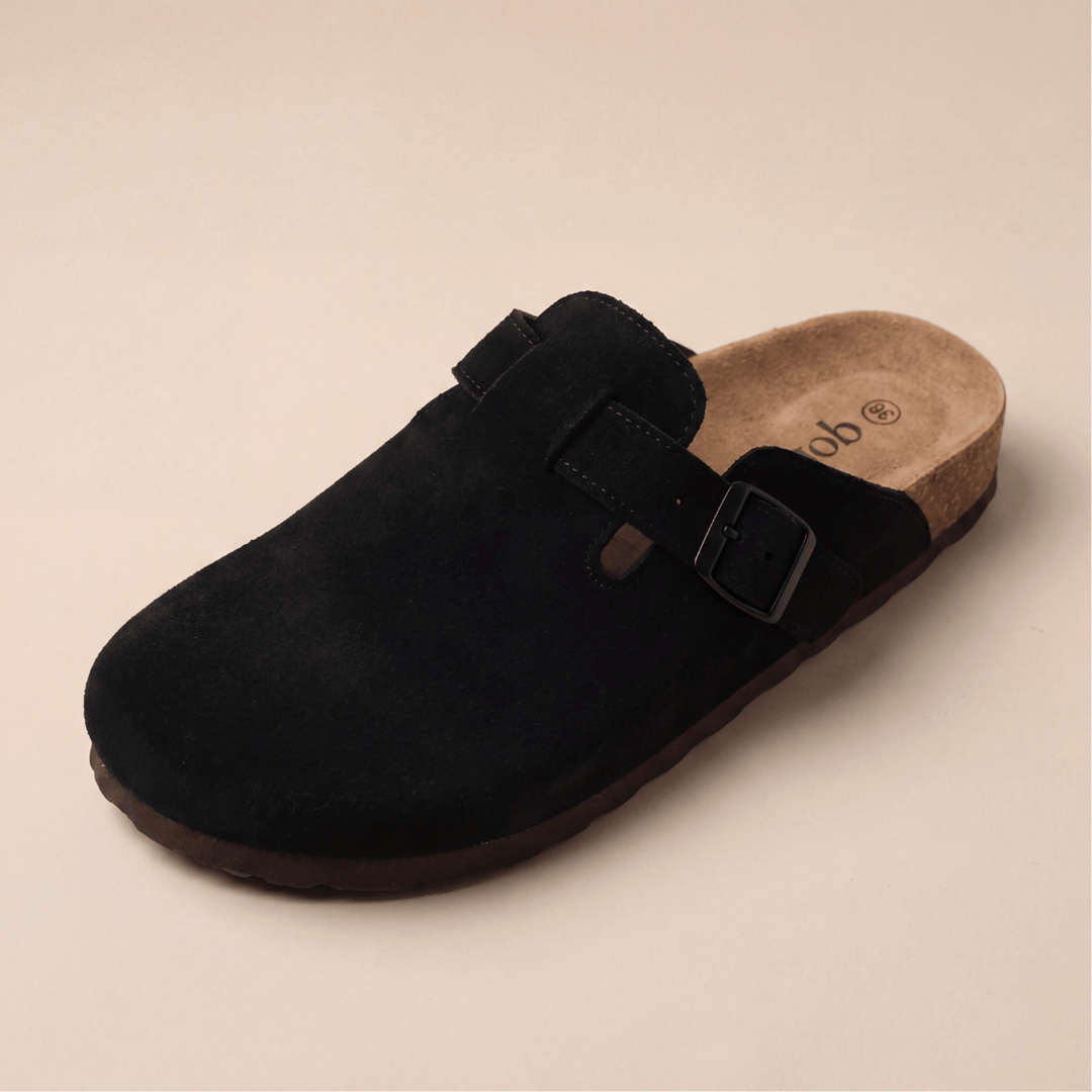 Clogs de Camurça Genuina da Qonforto