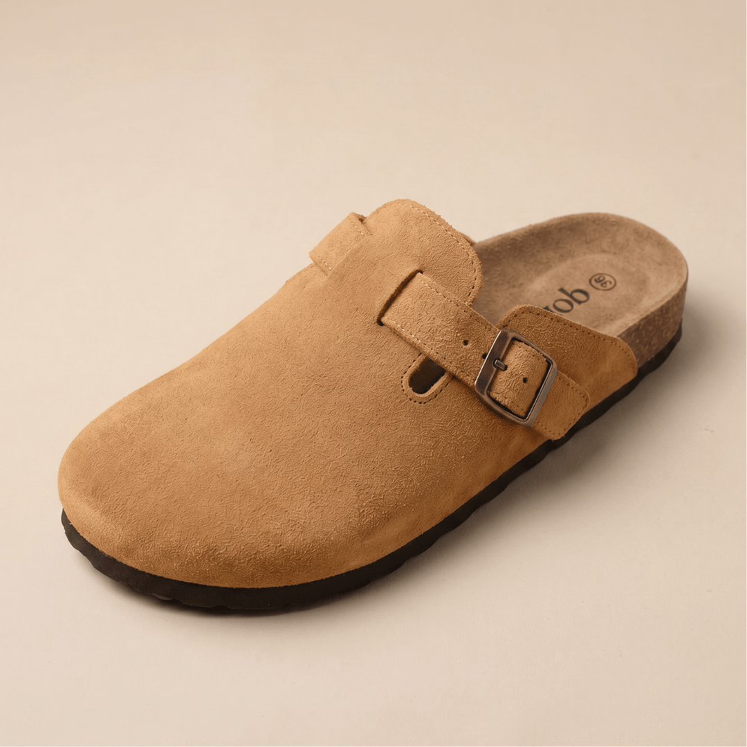 Clogs de Camurça Genuina da Qonforto