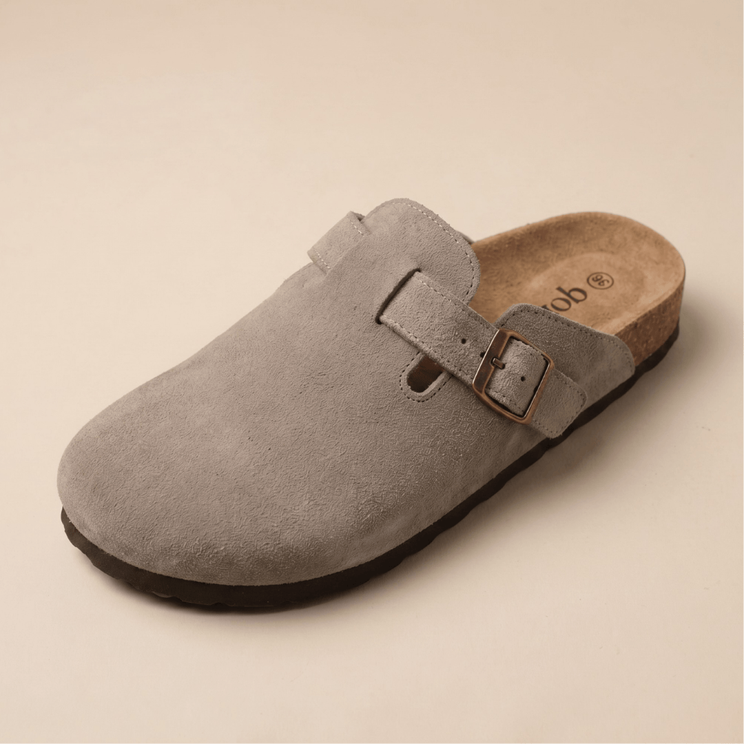 Clogs de Camurça Genuina da Qonforto