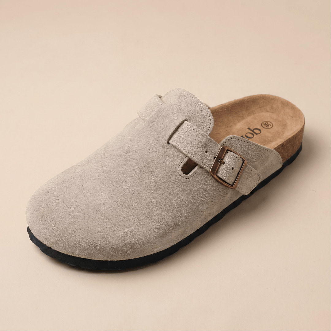 Clogs de Camurça Genuina da Qonforto