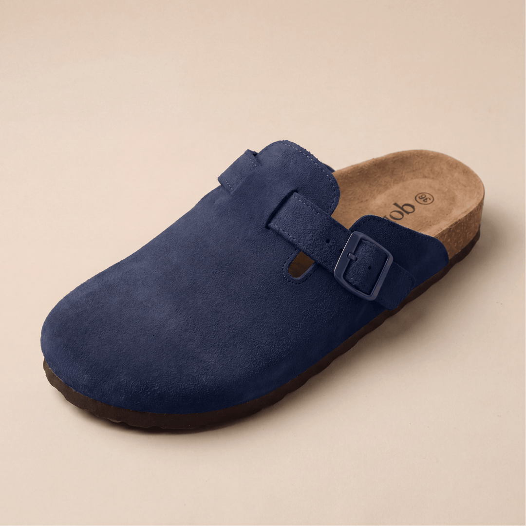 Clogs de Camurça Genuina da Qonforto