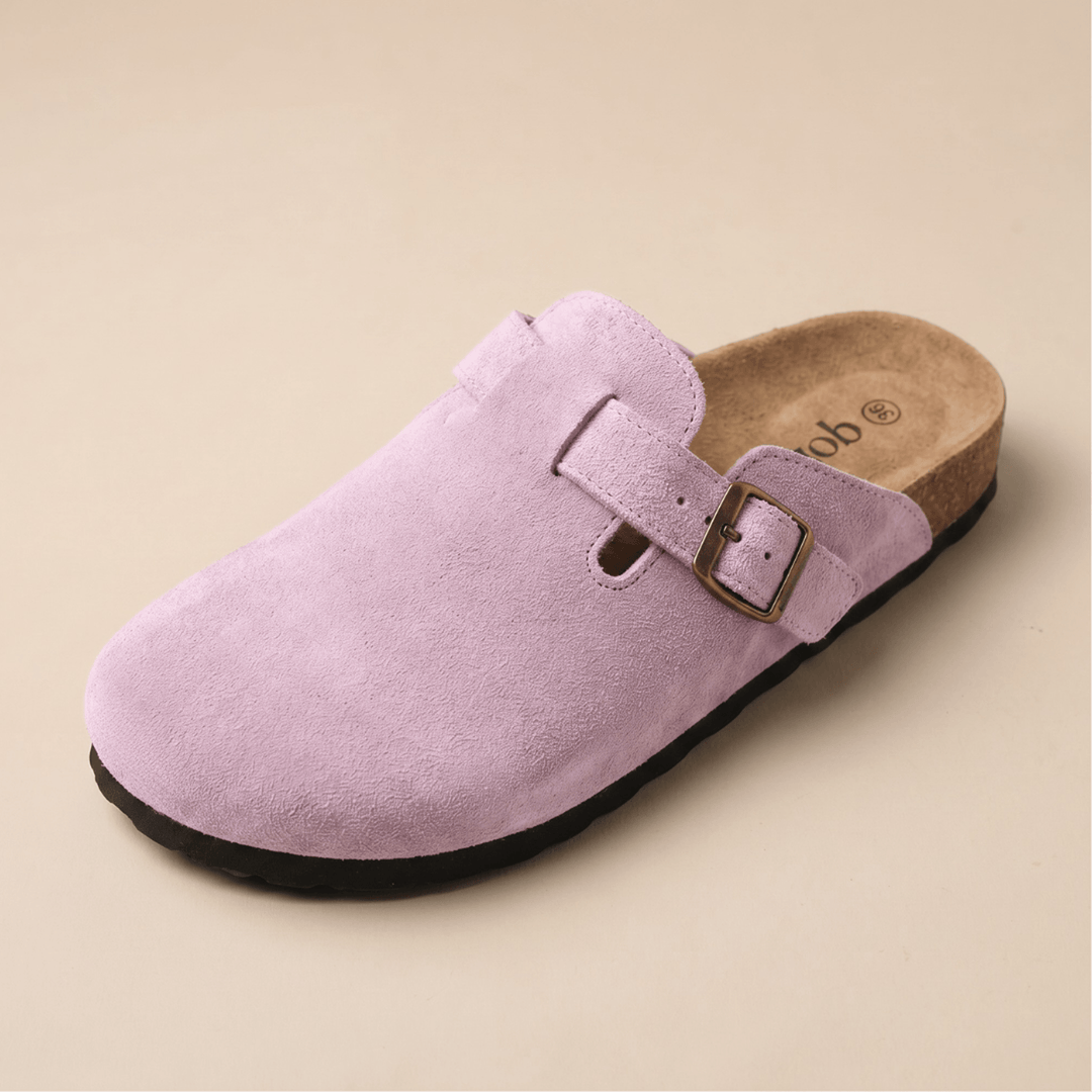 Clogs de Camurça Genuina da Qonforto